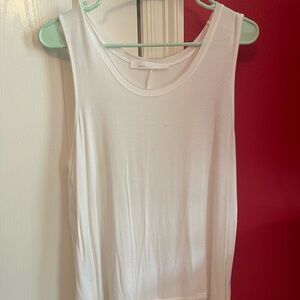 white tank top